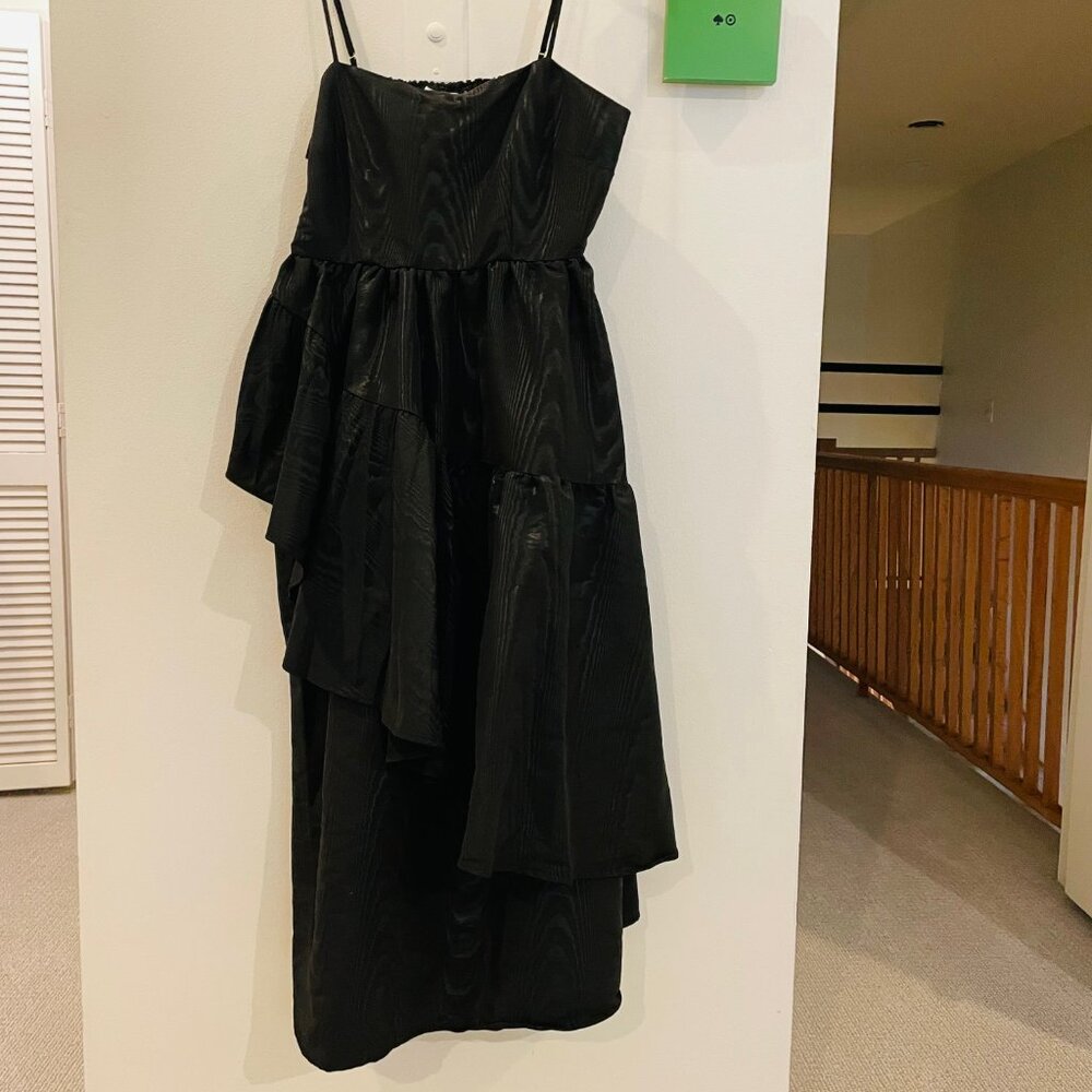 Women's Tiered Ruffle Midi Tank Dress - kate spade new york Black small